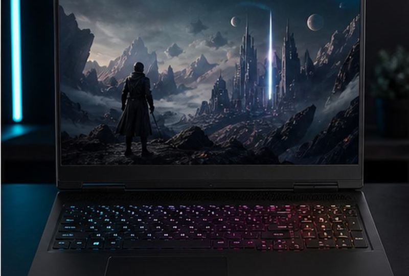 Clean gaming laptop design