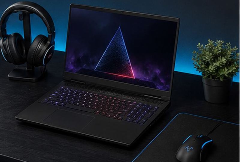 Minimal gaming desk look